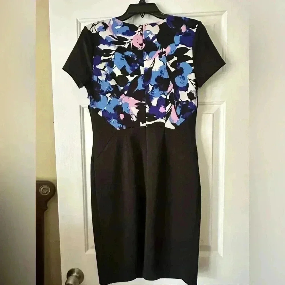 Worthington Blue and Pink Dress - Picture 5 of 6